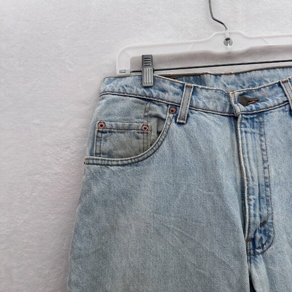 Vintage Levis 560 Jeans Men 33x30 (32x29) Blue Loose Fit Tapered Leg Made In USA - Picture 8 of 13